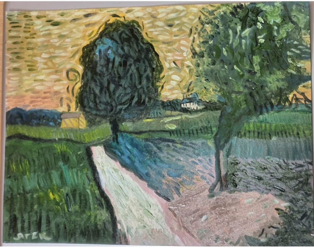 Van Gogh Reprodüksiyon, 25 x 31