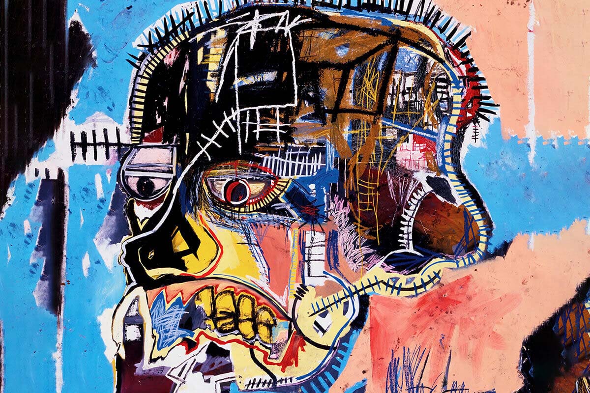 Jean Michel Basquiat : Untitled (Skull) Tablosu